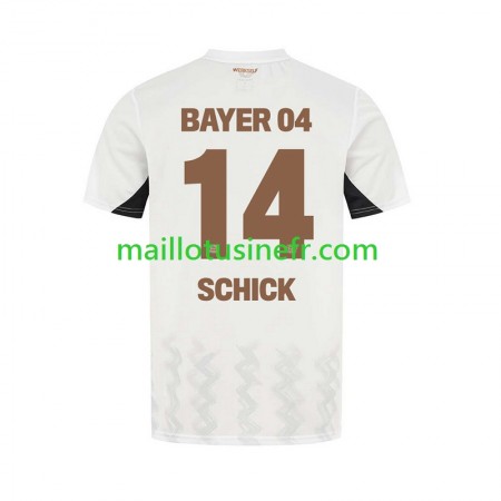 Maillot de Foot Bayer 04 Leverkusen Patrik Schick 14 Extérieur 2024-25 Maillot de Foot Bayer 04 Leverkusen Patrik Schick 14 Extérieur 2024-25